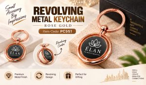 PC551 REV. GLASS KEYCHAIN