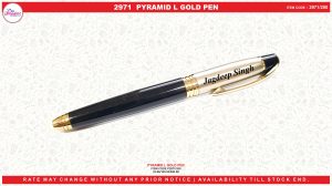 2971 PYRAMID L GOLD PEN