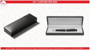 2211 LEATHER PEN BOX
