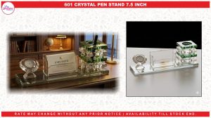 0601 CRYSTAL PEN STAND 7 INCH