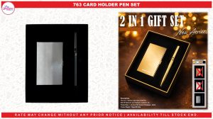 0763 CARD HOLDER PEN SET