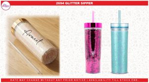 2694 GLITTER SIPPER