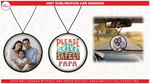 4607 SUBLIMATION CAR HANGING