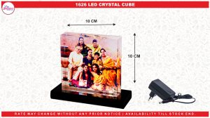 1626 LED CRYSTAL CUBE