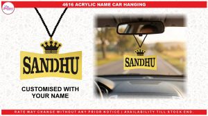 4616 ACRYLIC CAR HANGING