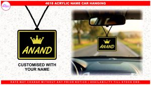 4618 ACRYLIC CAR HANGING