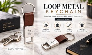 PC517 LOOP METAL KEYCHAIN