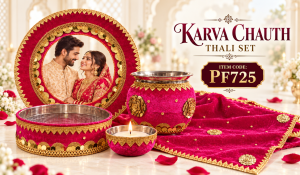PF725 KARVA CHOUTH THALI SET