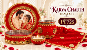 PF725 KARVA CHOUTH THALI SET
